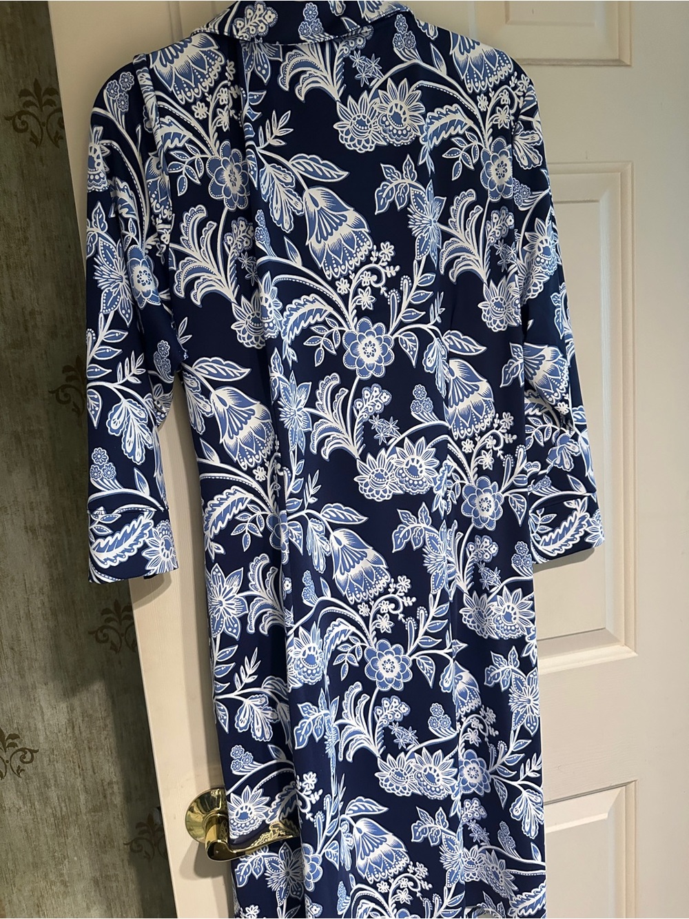 Talbots, never worn, floral 3/4 length sleeve wrap dress - Picture 3 of 3